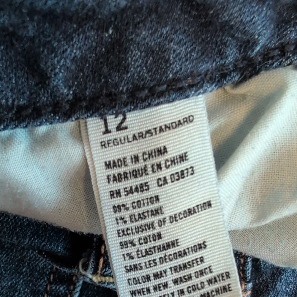 American Eagle Outfitters Women's Deep Indigo Vintage Jegging Jeans 12      F186 - Picture 7 of 8